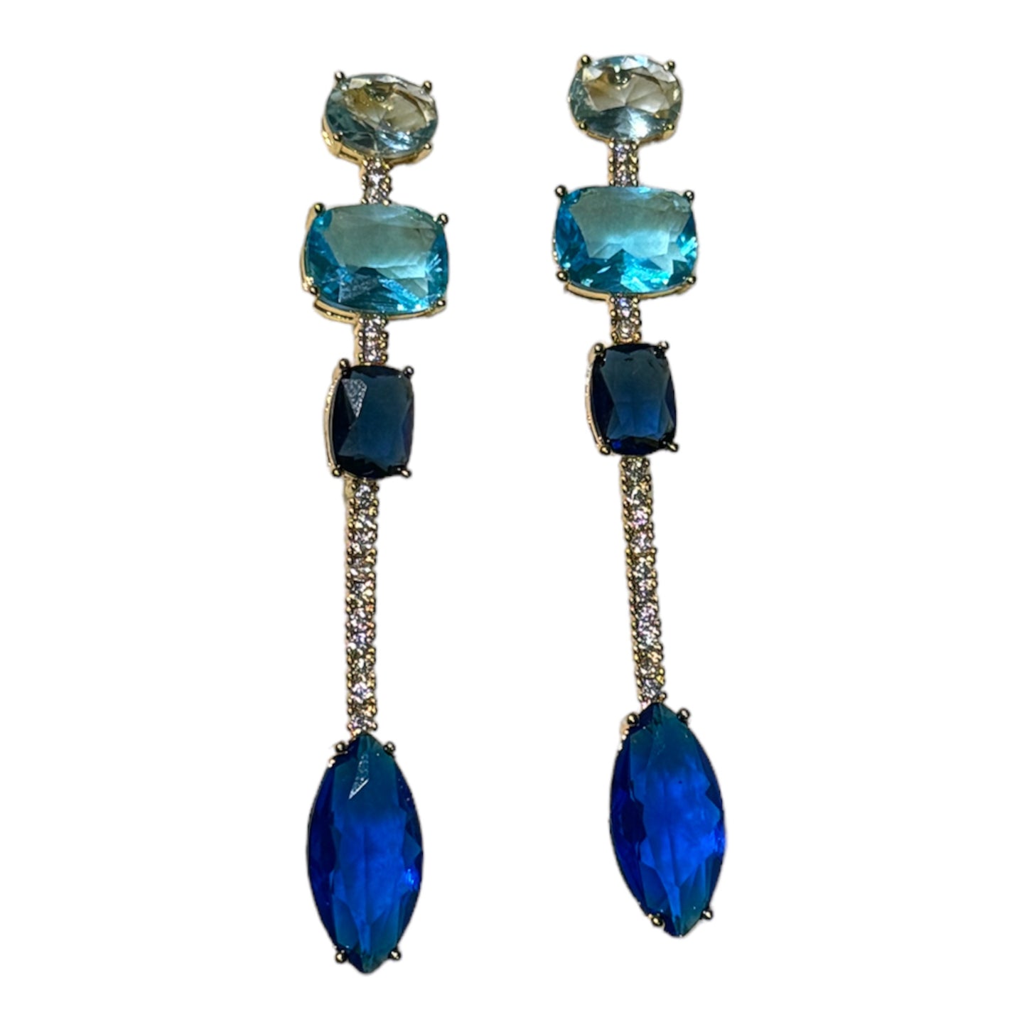 Nova Earrings - Blue