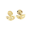 Round Semicircle Earrings