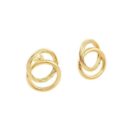 Round Dual Style Intertwined  Rope Stud