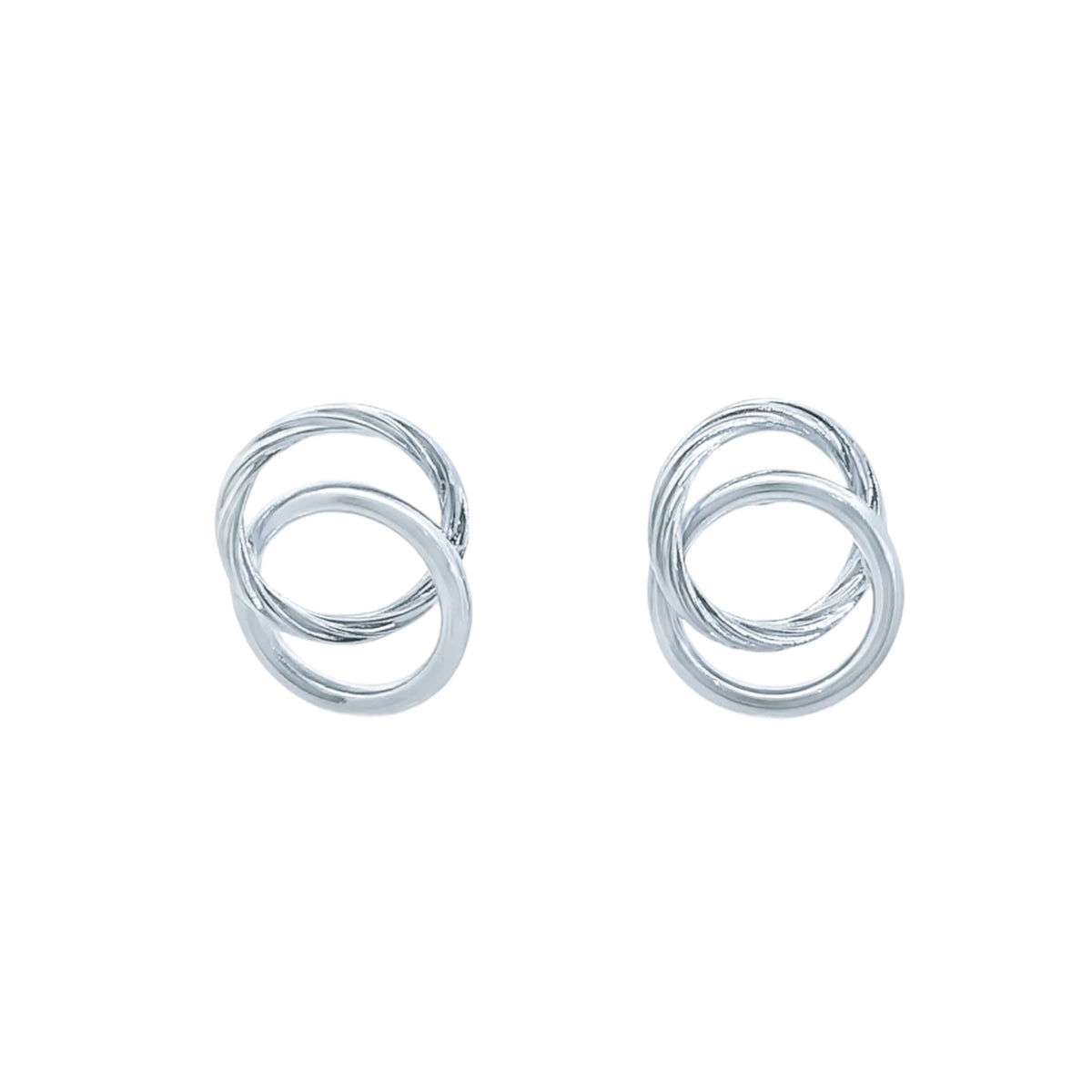 Round Dual Style Intertwined  Rope Stud