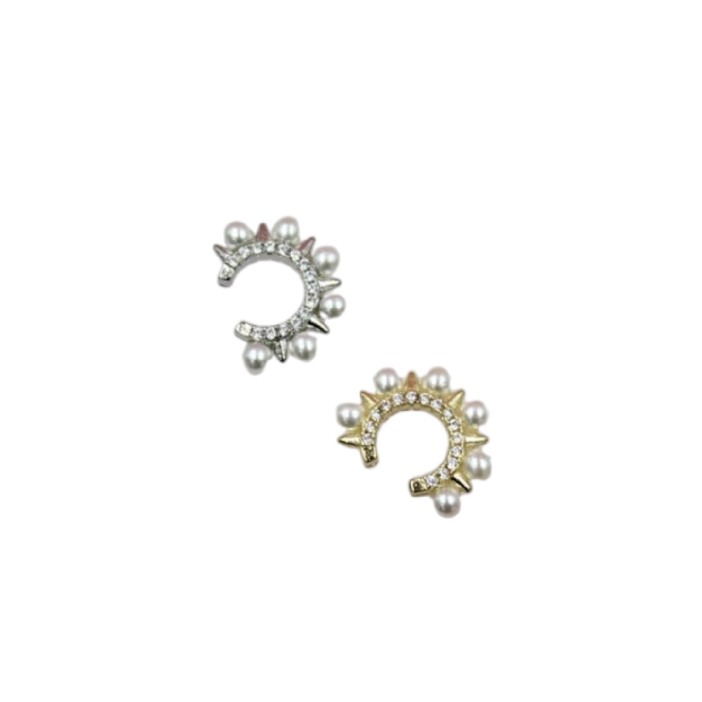 Spike Pearl Ear Cuff