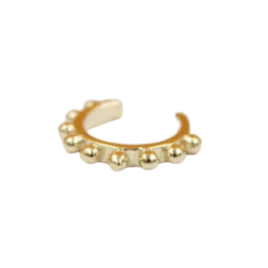 Beaded Solid Ear Cuff