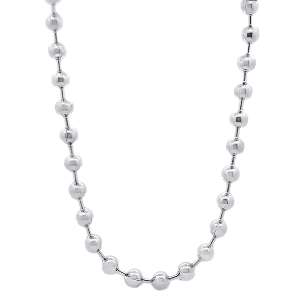 Gold Ball Chain Beaded 16” Necklace
