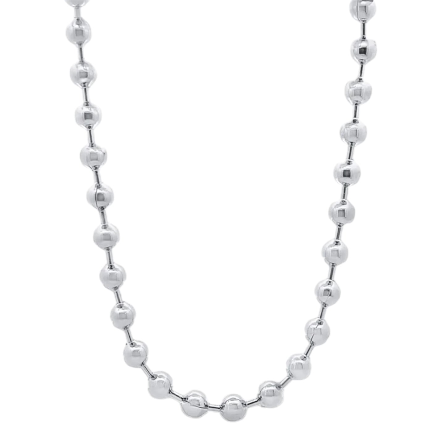 Gold Ball Chain Beaded 16” Necklace