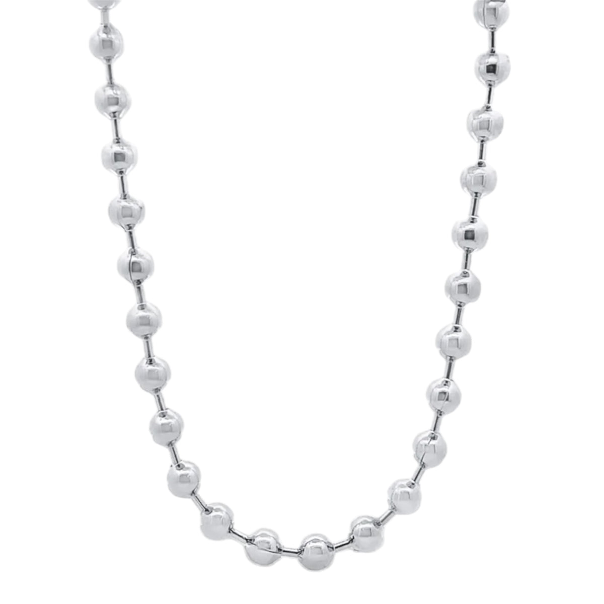 Gold Ball Chain Beaded 16” Necklace