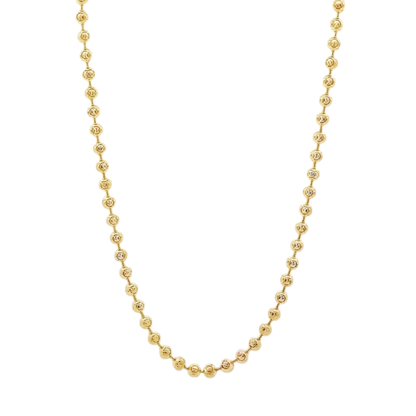 Gold Ball Chain Beaded necklace