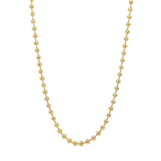 Gold Ball Chain Beaded necklace
