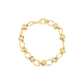 Oval Link Knotted Bracelet