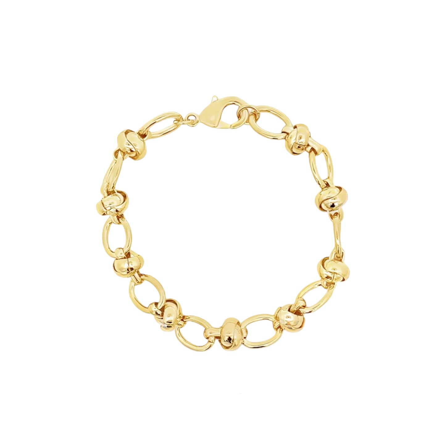 Oval Link Knotted Bracelet