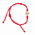Celeste Cross Cord Bracelet