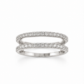 .60 CT | Natural Diamond Double Band Ring