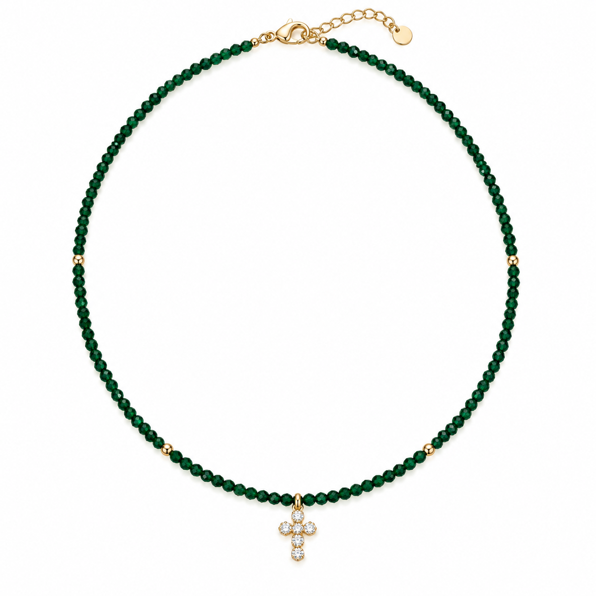 Cross Beaded Necklace