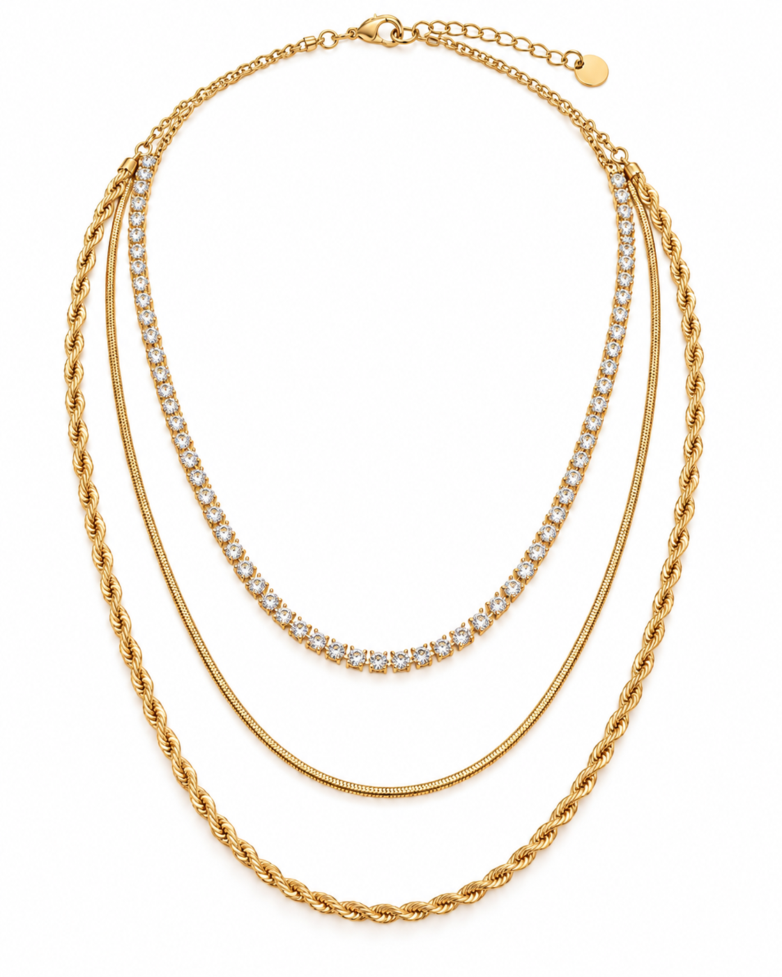 Luxe Trio Layered Necklace